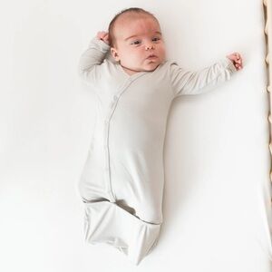 Kyte Baby Bundler Snap Gown 0-3 Months Rust Color